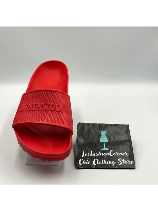 Birkenstock Mens Active Red Barbados Slide Sandals Lightweight Slip-On Sz 7 3568 main image 5